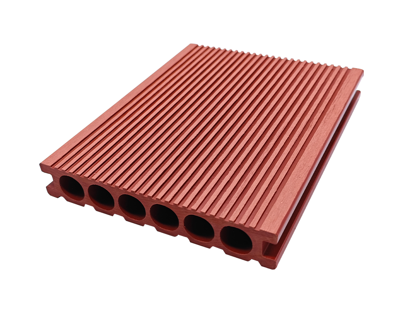 25厚圆孔直纹塑木地板