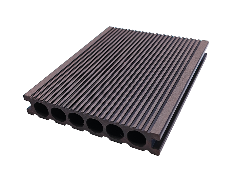 25厚圆孔直纹塑木地板