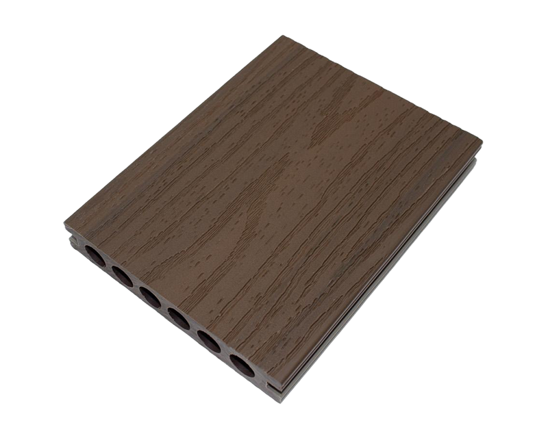 胡桃色共挤塑木地板