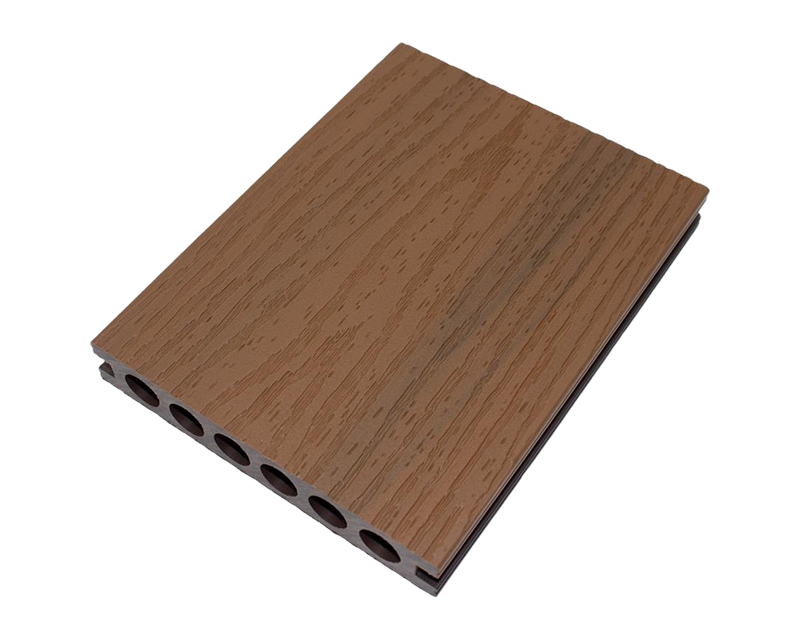 泰柚色共挤塑木地板