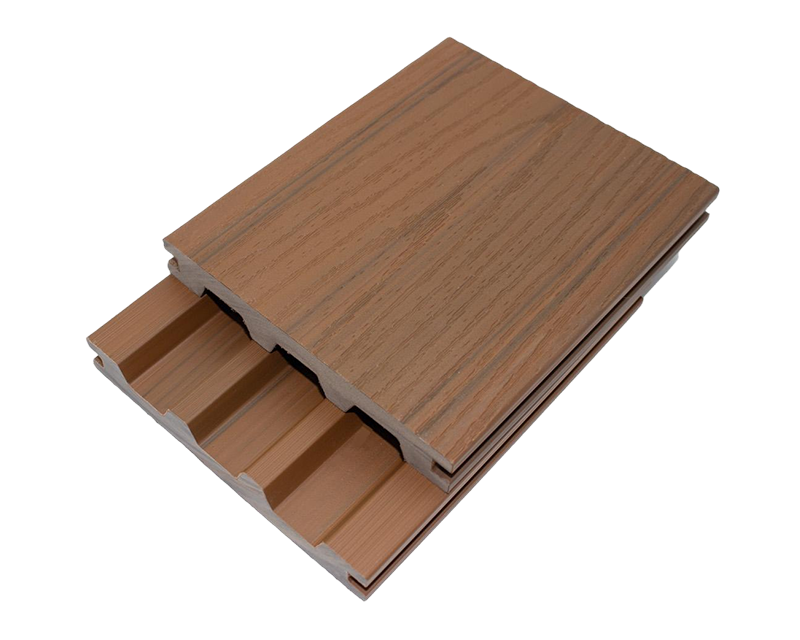 泰柚色实心M槽实心共挤